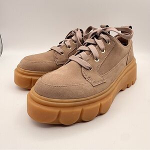 Sorel Waterproof Suede Platform Lug Sneakers Women’s Size 9